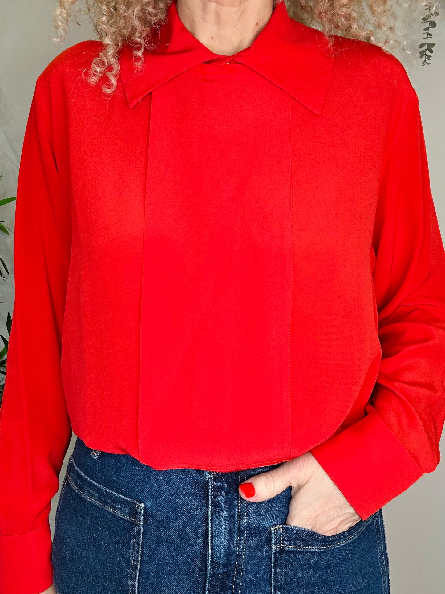 Silk Blouse - Size 8