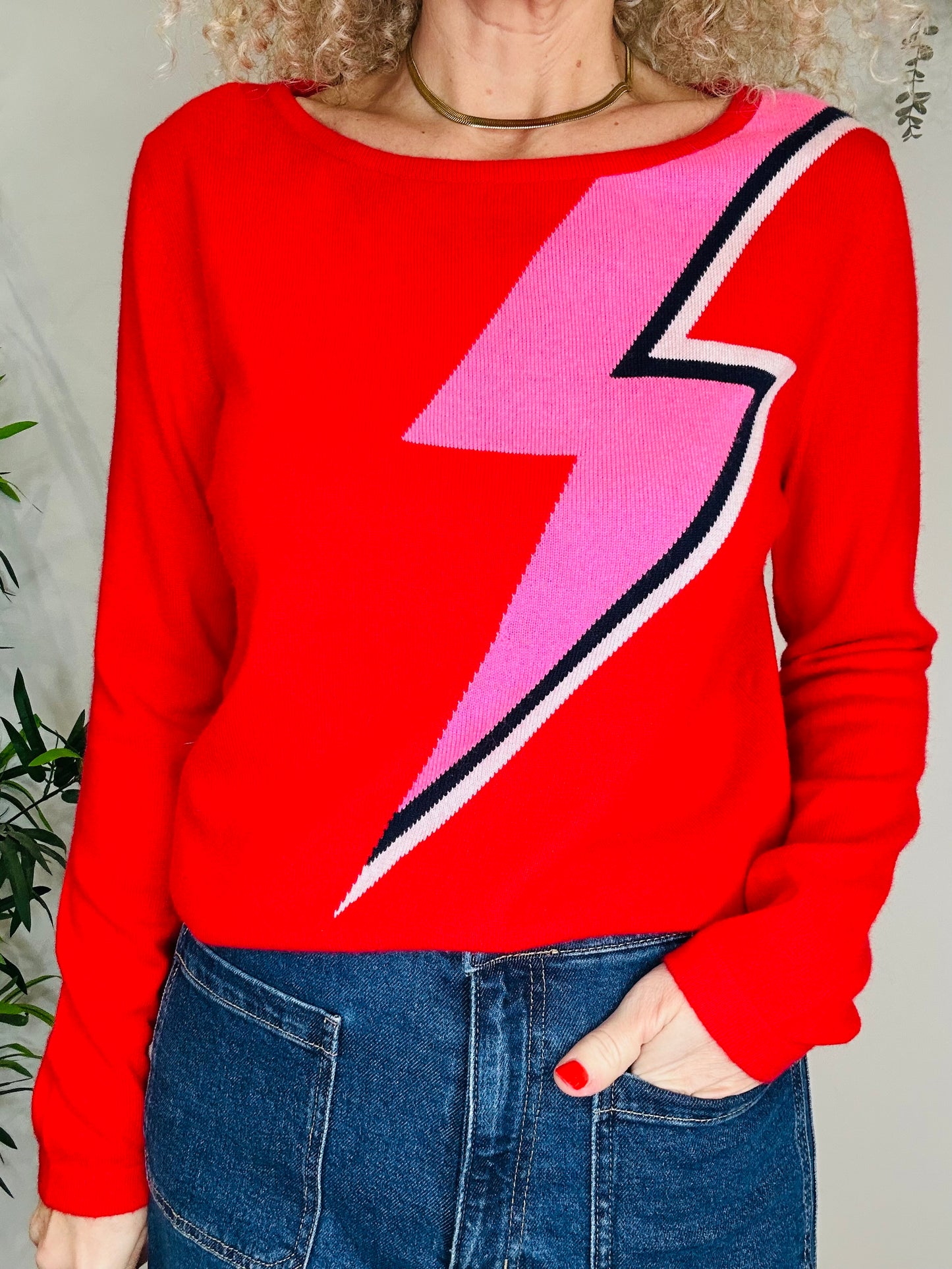 Lightning Bolt Jumper - Size L