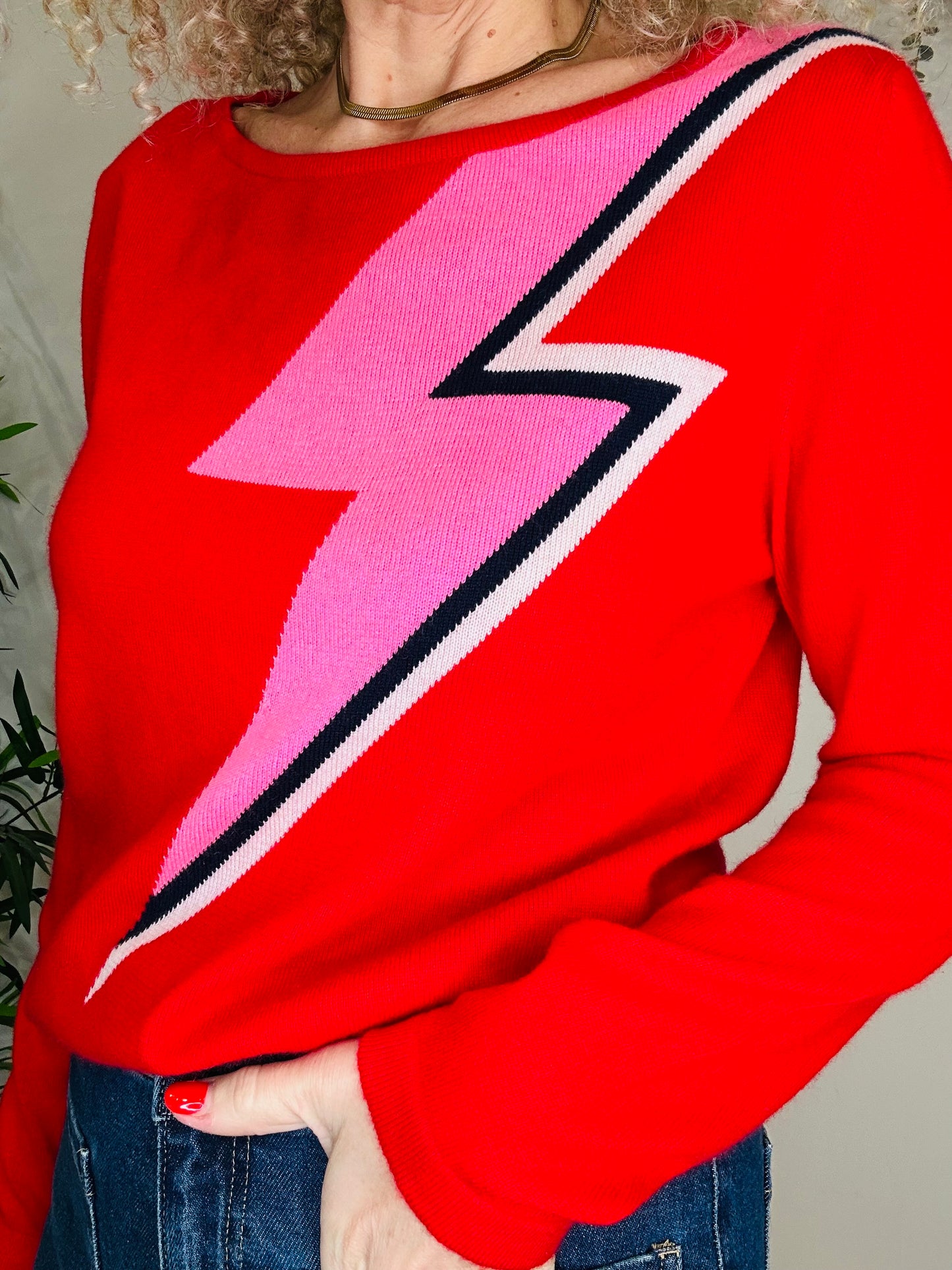 Lightning Bolt Jumper - Size L