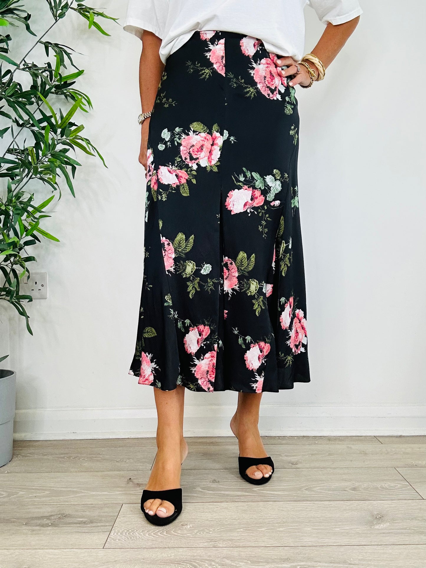 Floral Shirt & Skirt Set - Size 10