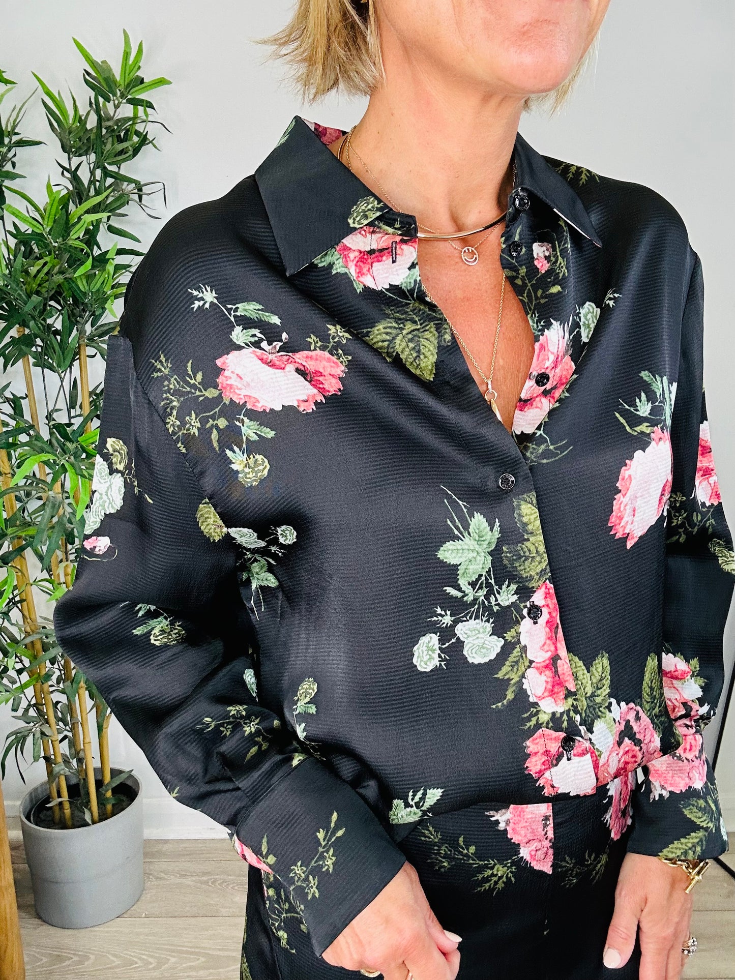 Floral Shirt & Skirt Set - Size 10