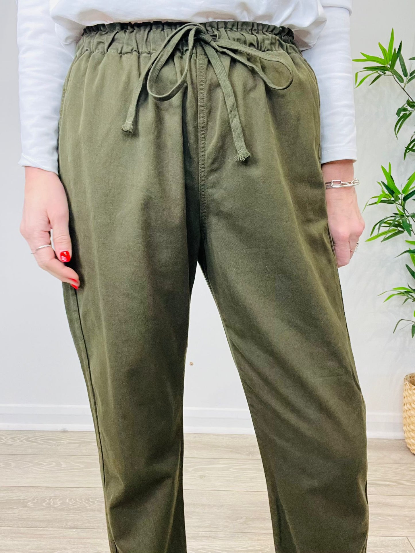 Cotton Trousers - Size L