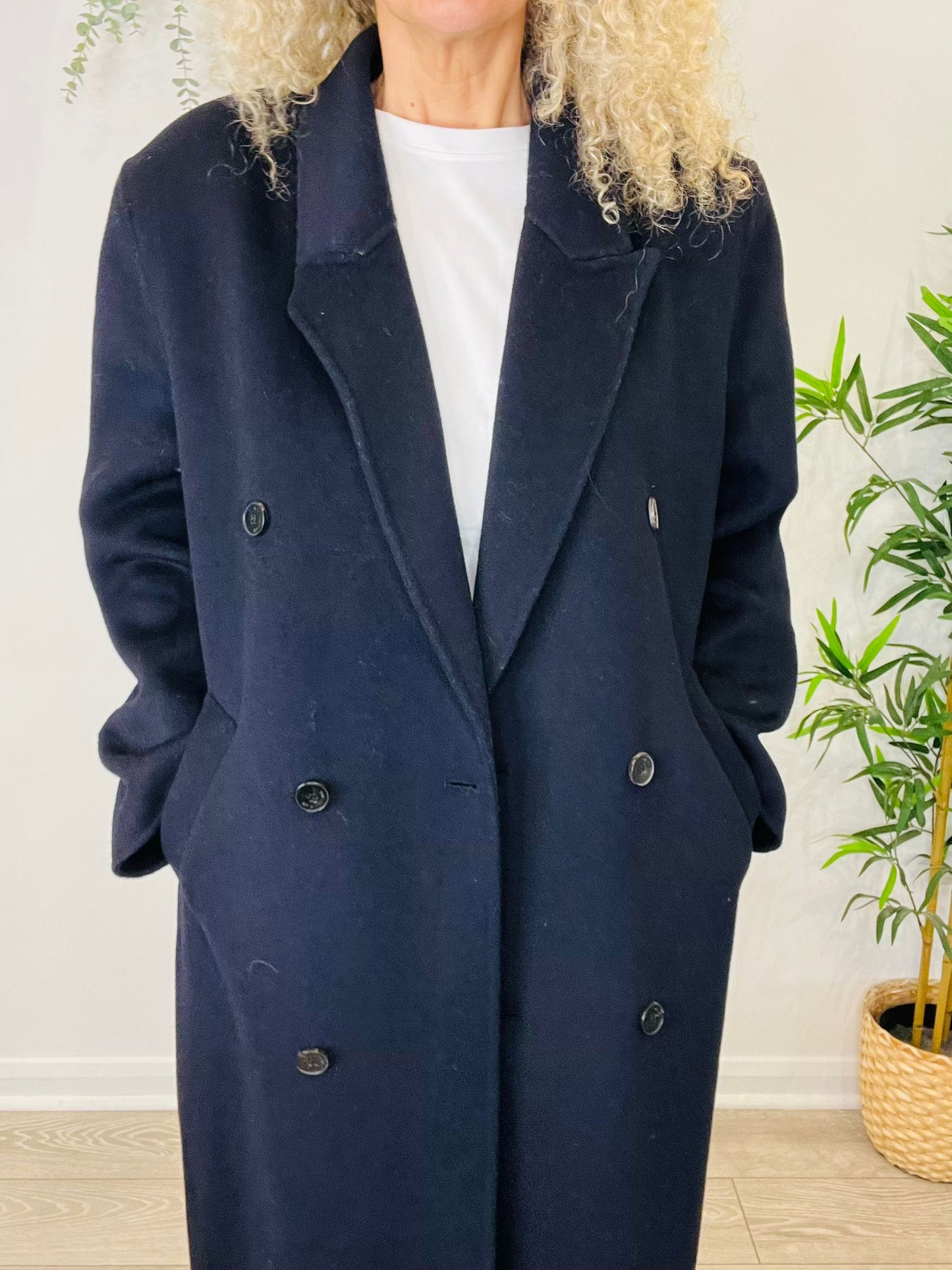 Gaia Double Breasted Coat - Size S