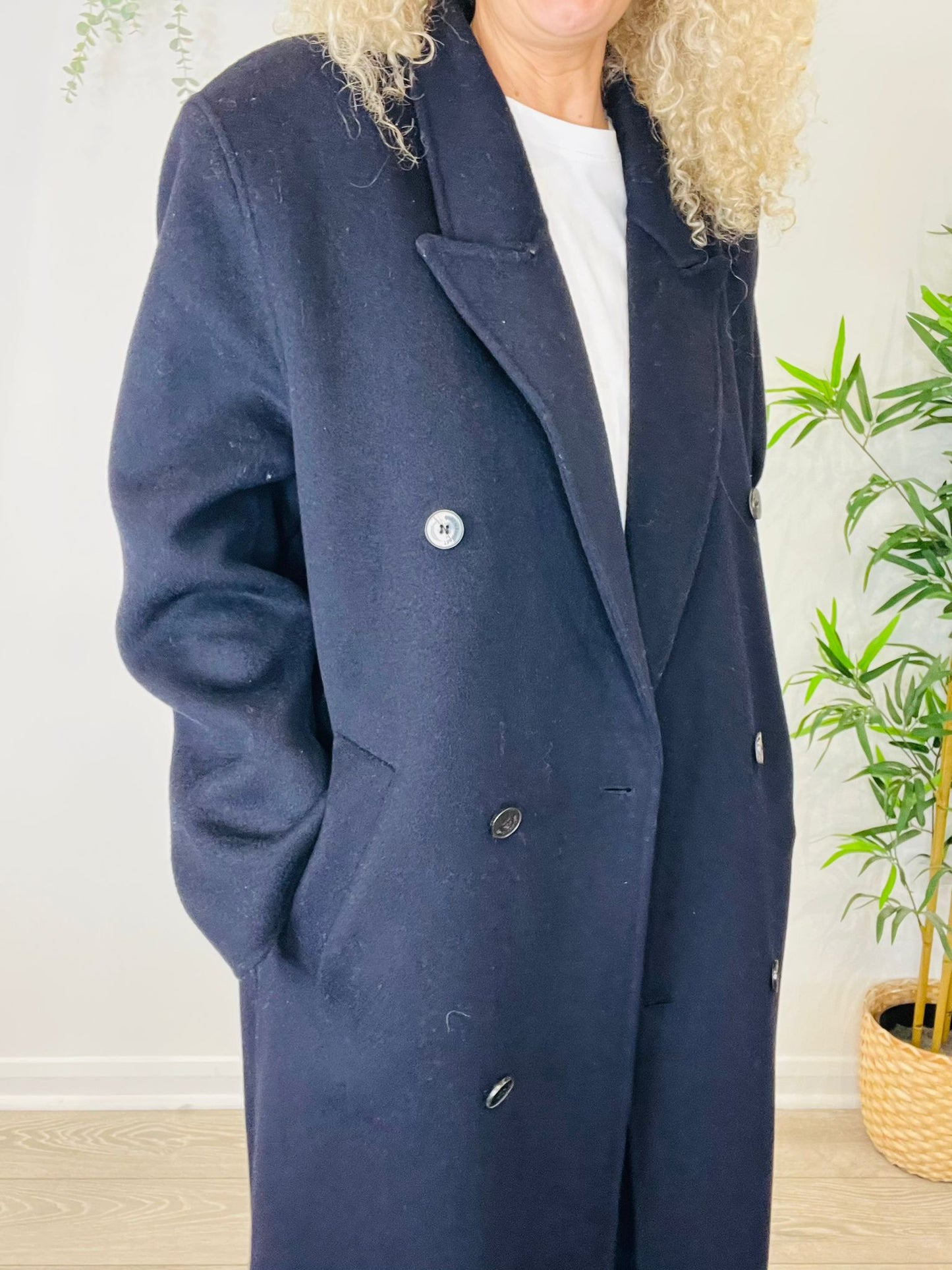 Gaia Double Breasted Coat - Size S