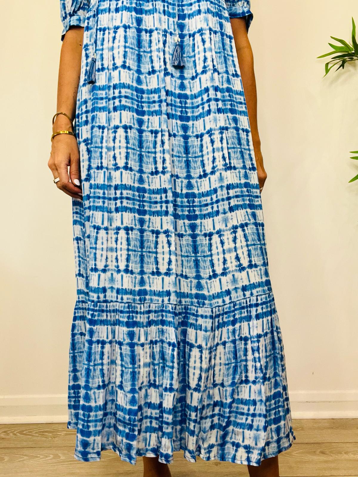 Tie Dye Maxi Dress - Size M