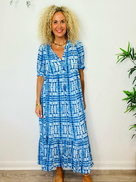Tie Dye Maxi Dress - Size M