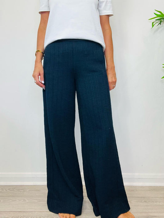 Wide Leg Trousers - Size 10
