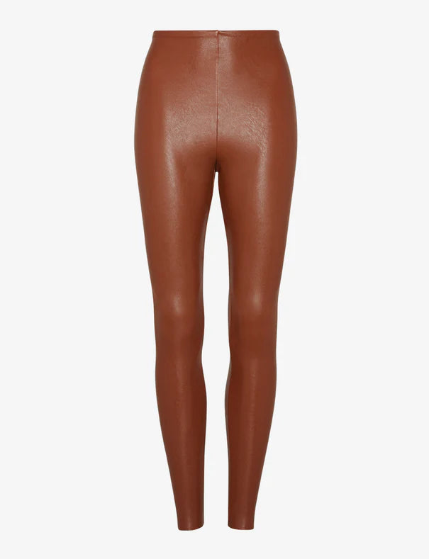 Faux Leather Leggings - Size L