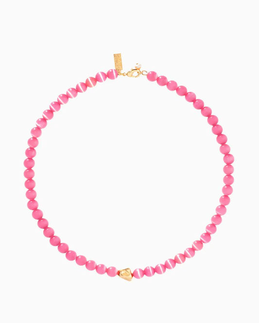 Tokyo Choker - Pink Cateye