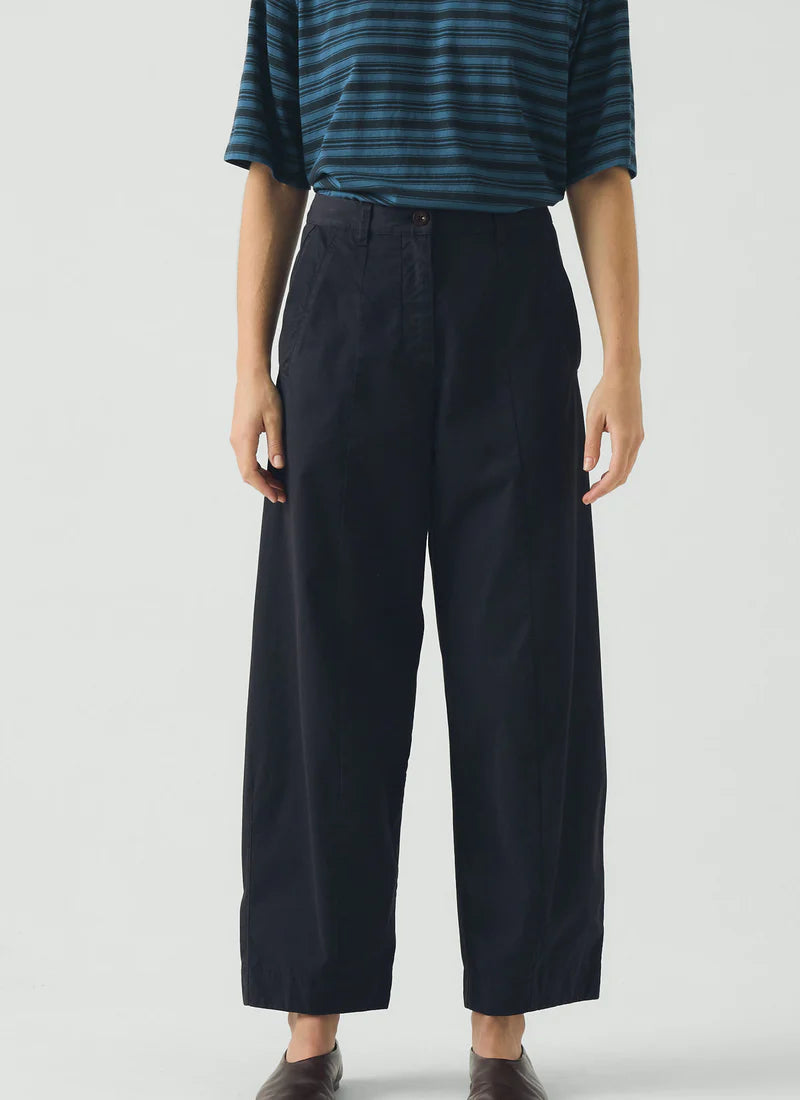 Cropped Cotton Trousers - Size S