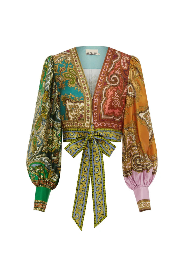Clemenza Silk Blouse - Size 6