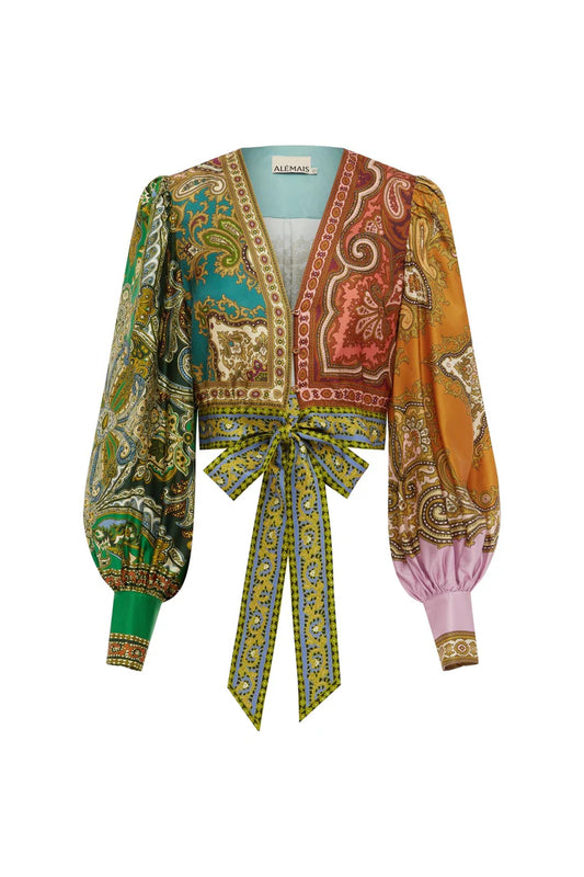 Clemenza Silk Blouse - Size 6