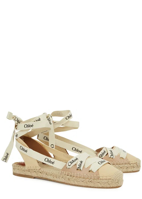 Logo Lace-up Espadrilles - Size 41