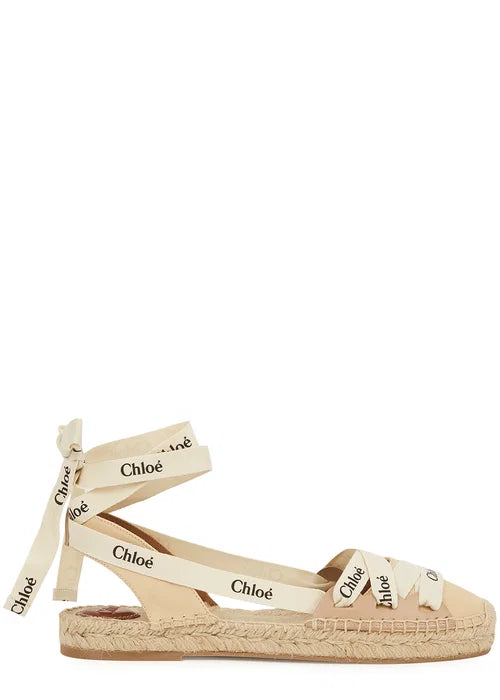 Logo Lace-up Espadrilles - Size 41